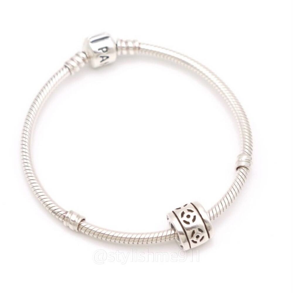 Authentic Pandora Open Circle Pattern Oriental Ch… - image 5